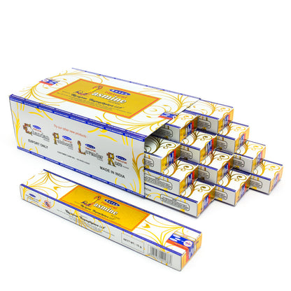 Natural Jasmine Incense Sticks by Satya