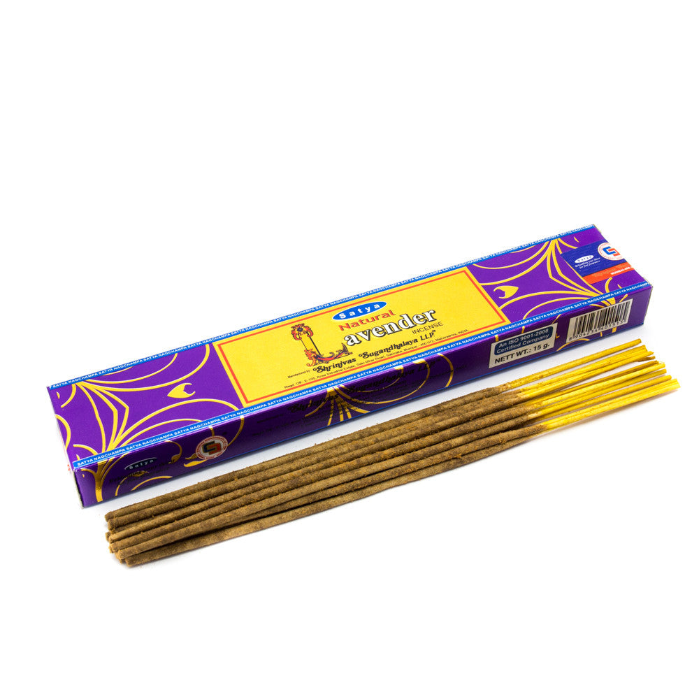 Natural Lavender Incense Sticks by Satya