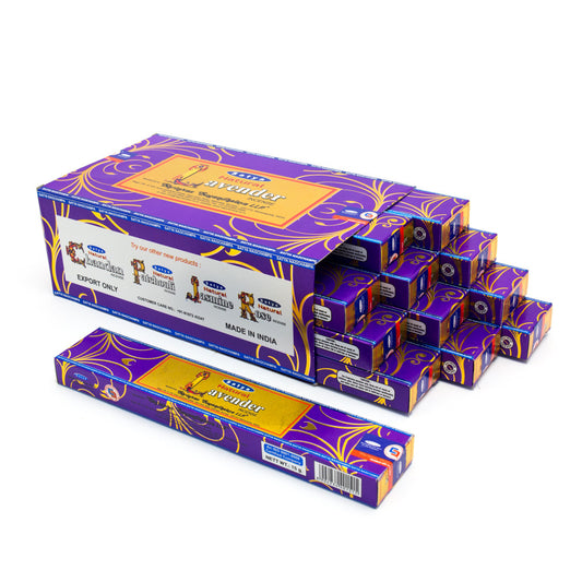Natural Lavender Incense Sticks by Satya