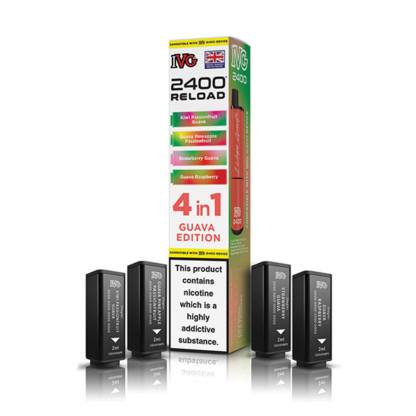 IVG 2400 Reload 4in1 Prefilled Pods Guava Edition
