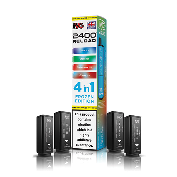 IVG 2400 Reload 4in1 Prefilled Pods Frozen Edition