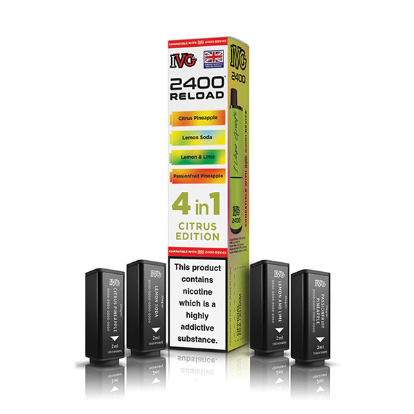 IVG 2400 Reload 4in1 Prefilled Pods Citrus Edition