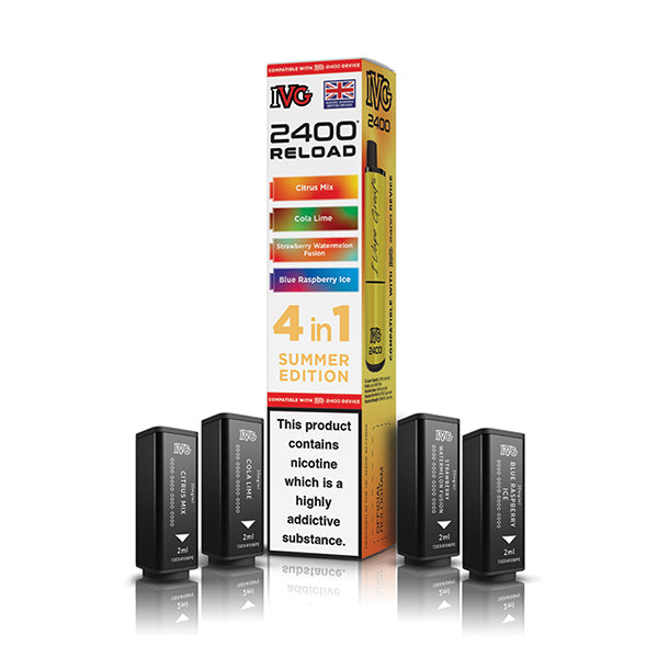 IVG 2400 Reload 4in1 Prefilled Pods Summer Edition
