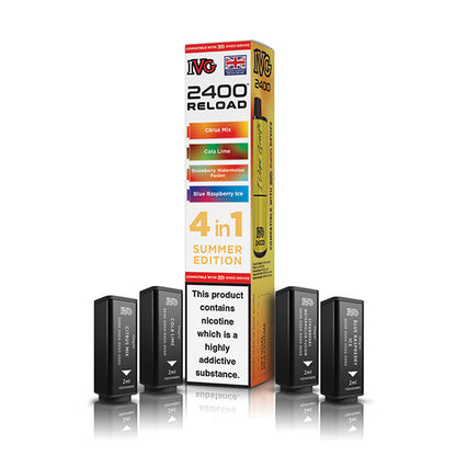 IVG 2400 Reload 4in1 Prefilled Pods Summer Edition