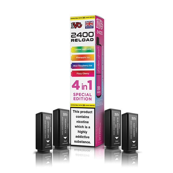 IVG 2400 Reload 4in1 Prefilled Pods Special Edition