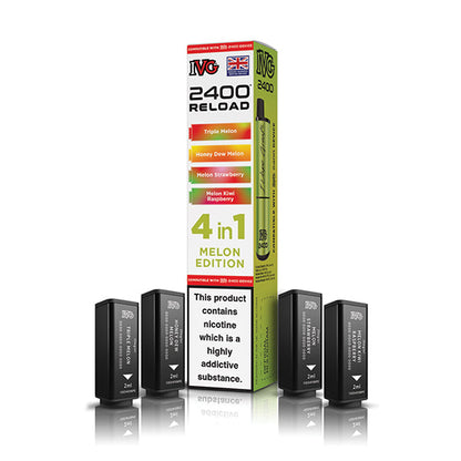 IVG 2400 Reload 4in1 Prefilled Pods Melon Edition