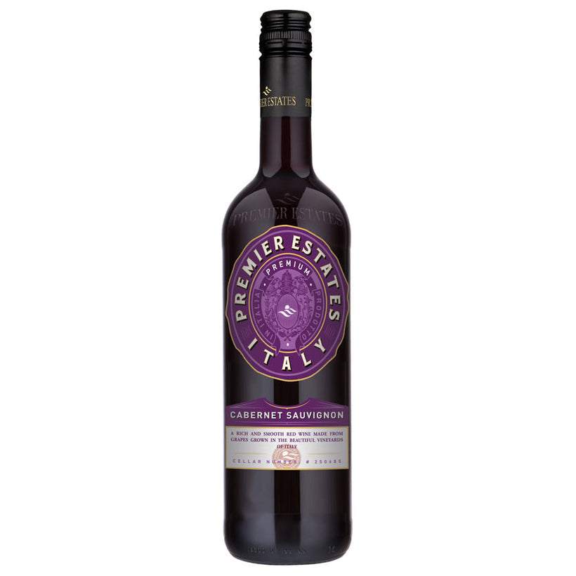 Premier Estates Italian Cabernet Sauvignon Red Wine 6 x 70cl