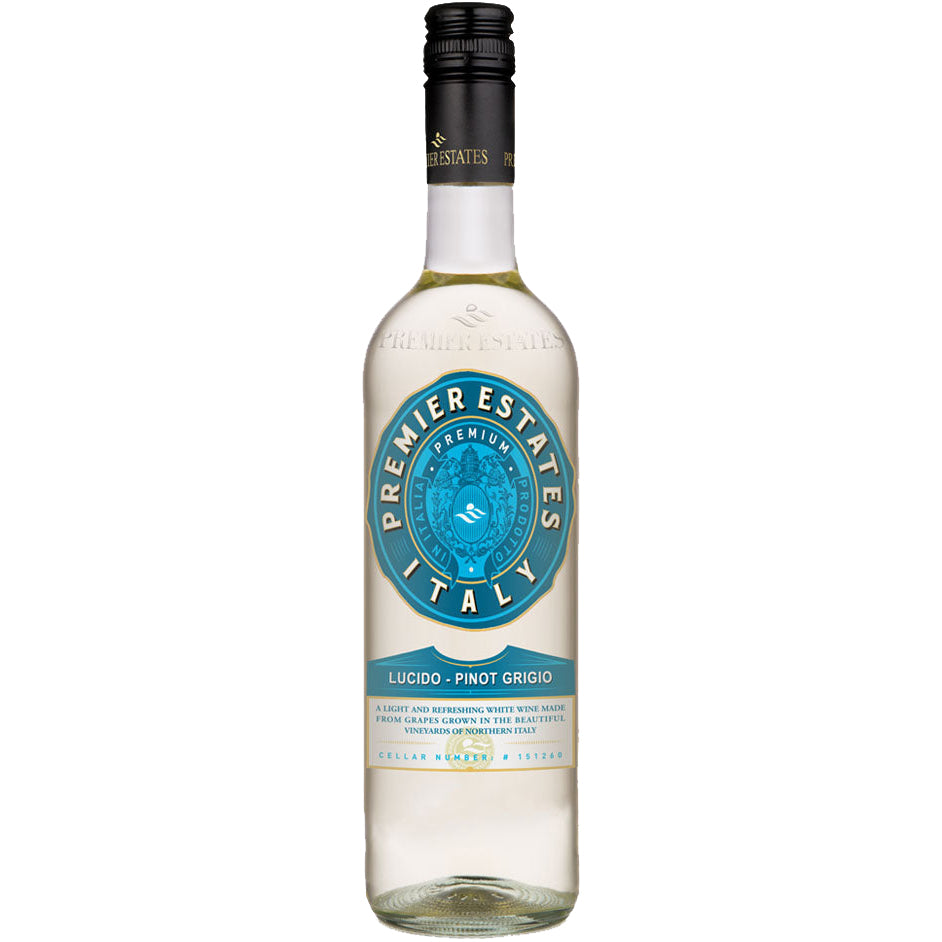 Premier Estates Italian Pinot Grigio White Wine 6 x 70cl