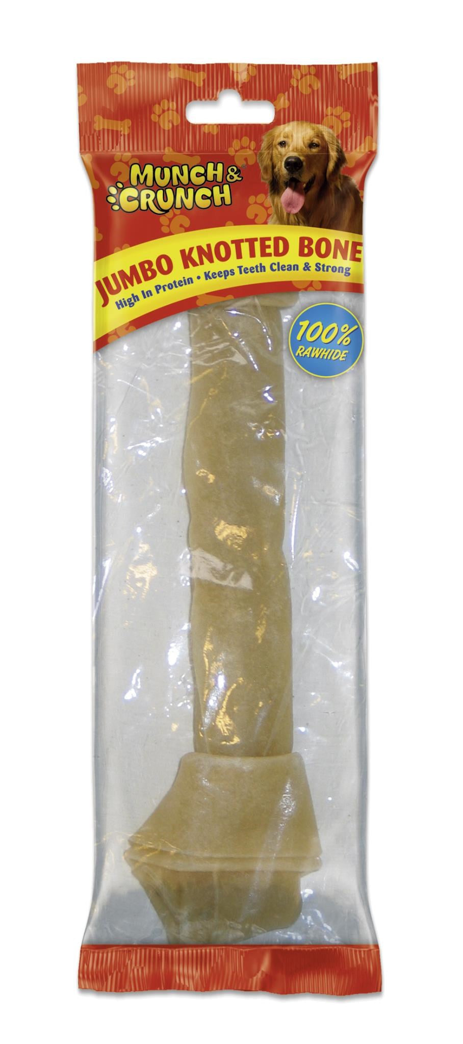 Munch & Crunch Jumbo Knotted Bone (Nat)