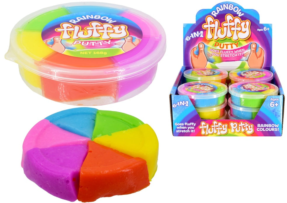 Rainbow Fluffy Putty 168G