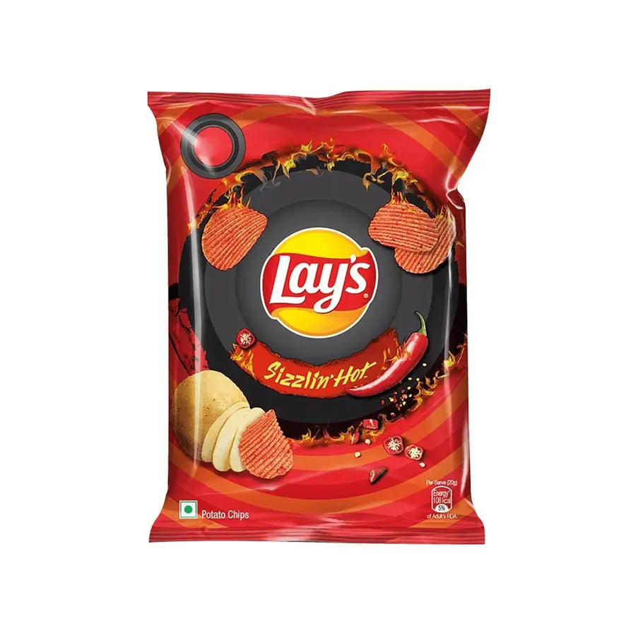 Lay's Sizzlin Hot Crisps 45 x 50g