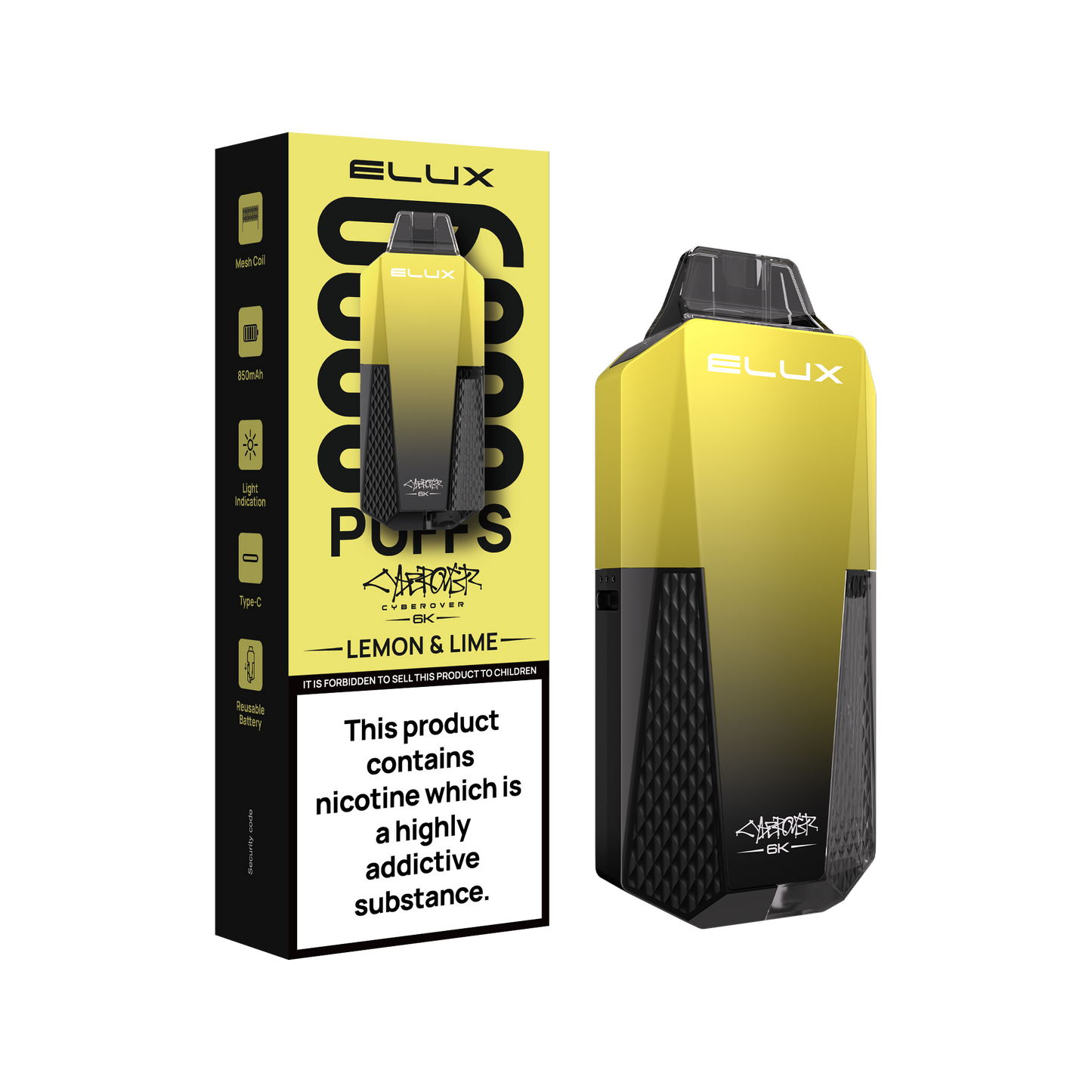 Elux Cyberover 6K Prefilled Vape