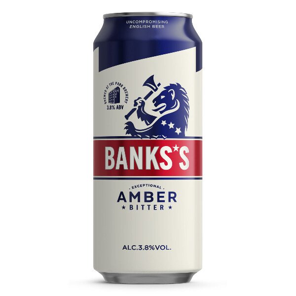 Banks's Amber Bitter Beer 500ml Cans