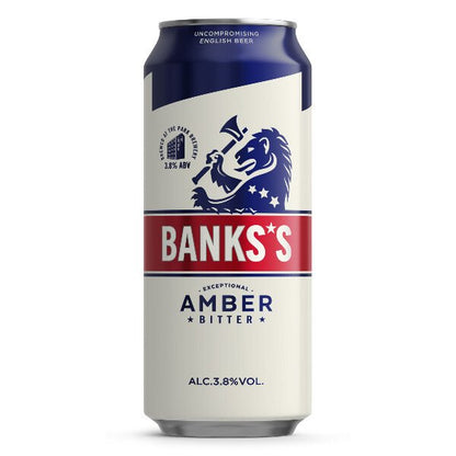 Banks's Amber Bitter Beer 500ml Cans