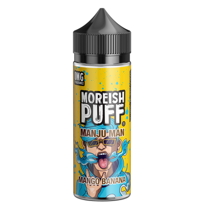 Moreish Puff Manju Man Mango Banana 100ml Short Fill