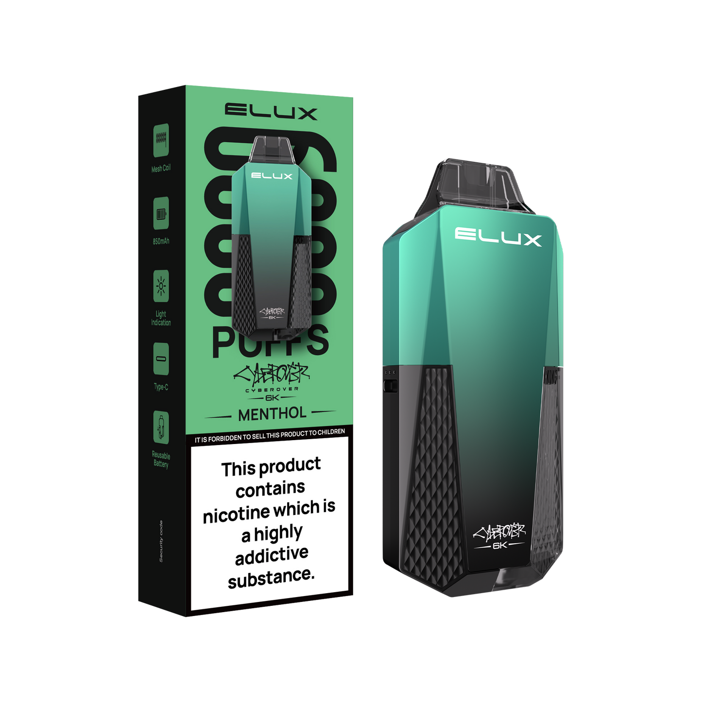 Elux Cyberover 6K Prefilled Vape