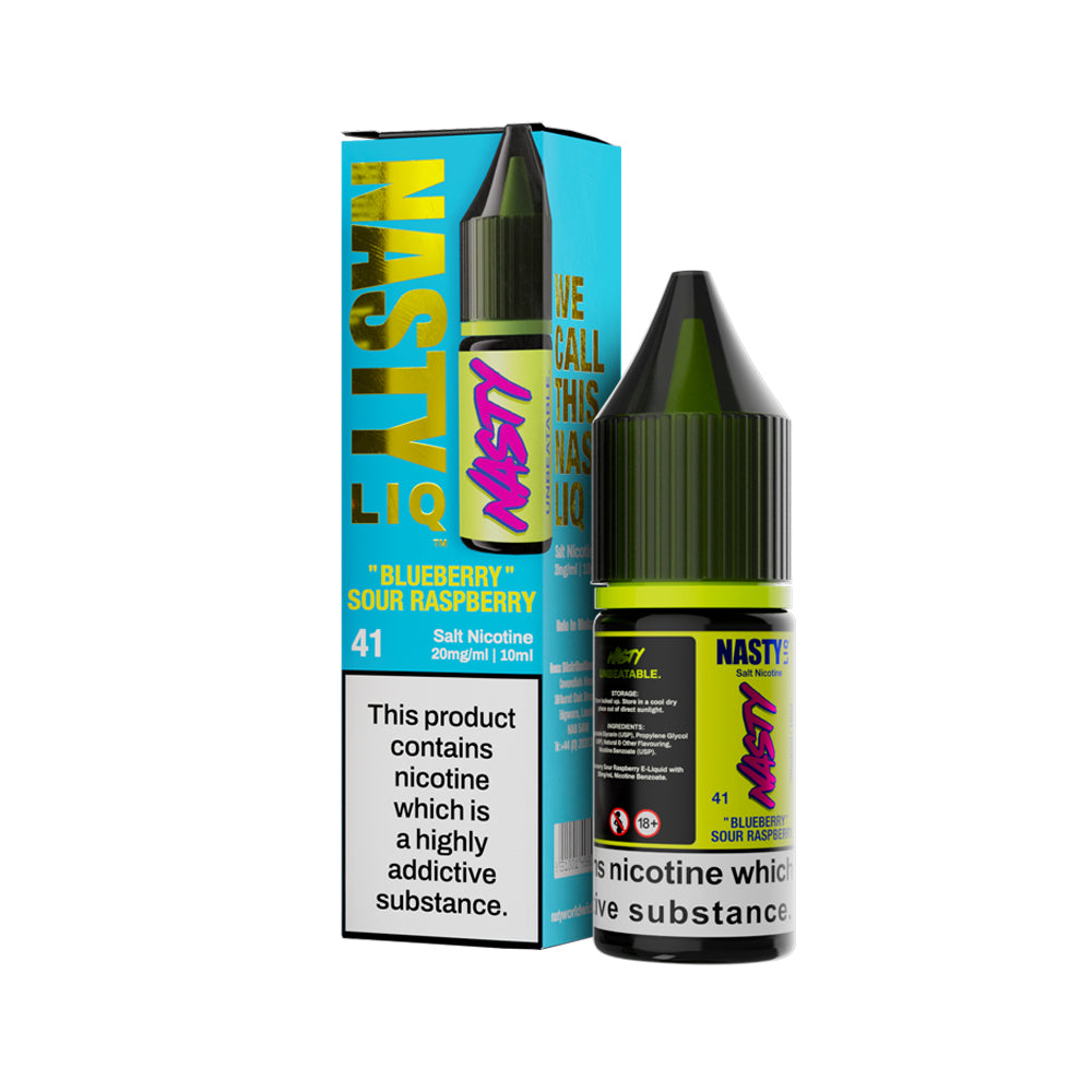 Blueberry Sour Raspberry Nic Salt by Nasty Juice - Nic Salts UK