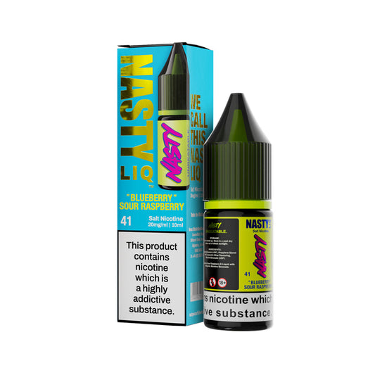 Blueberry Sour Raspberry Nic Salt by Nasty Juice - Nic Salts UK