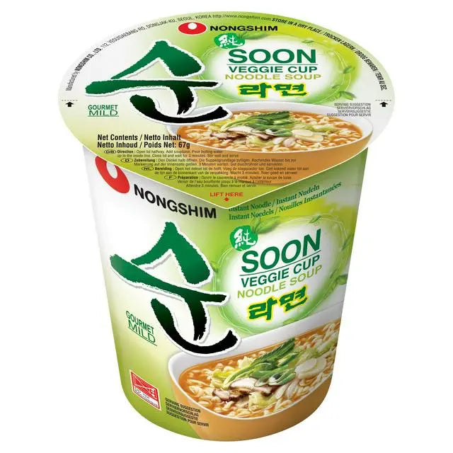 Nong Shim Soon Veggie Cup 67g