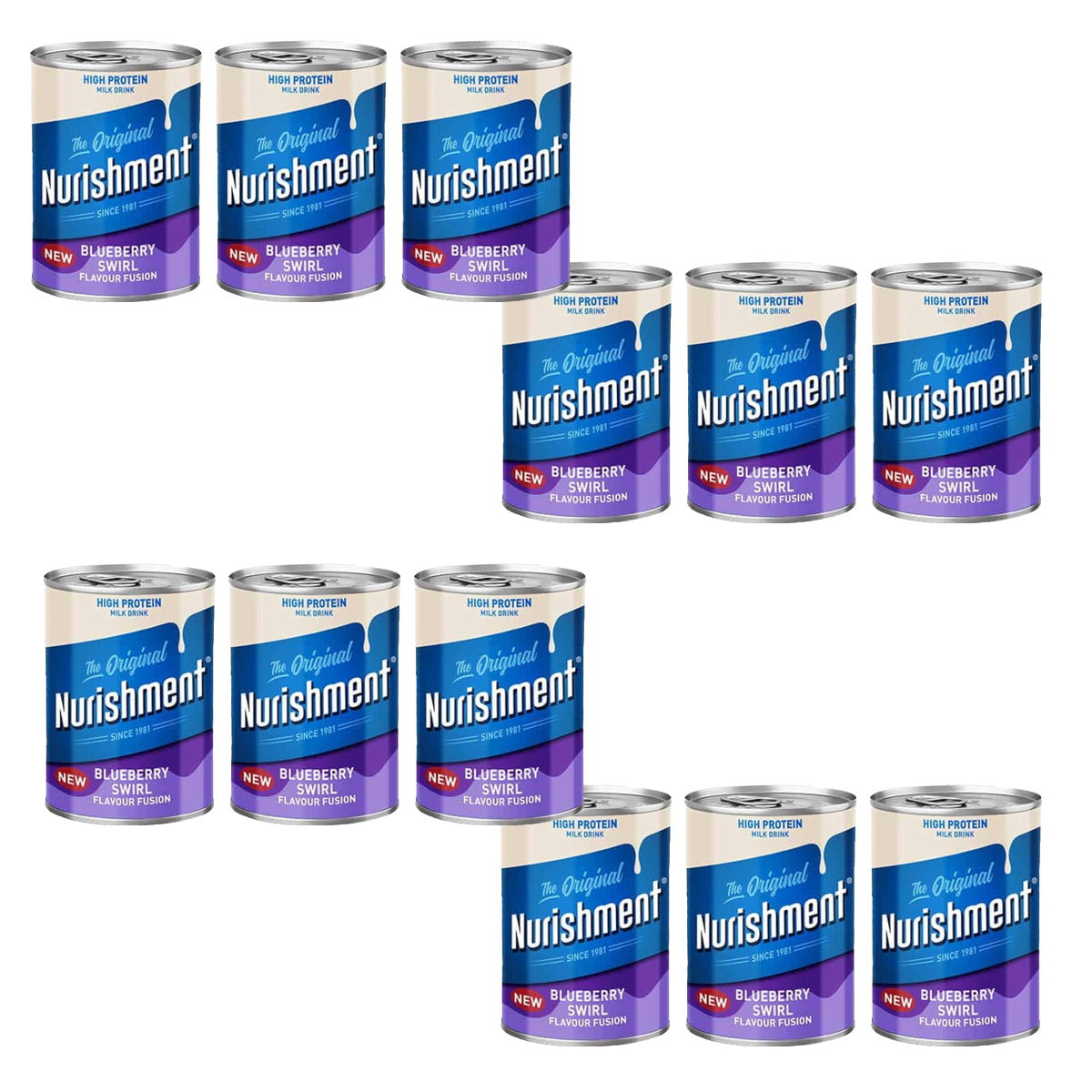 Nurishment The Original Blueberry Swirl Flavour Fusion Milk Drink 400g