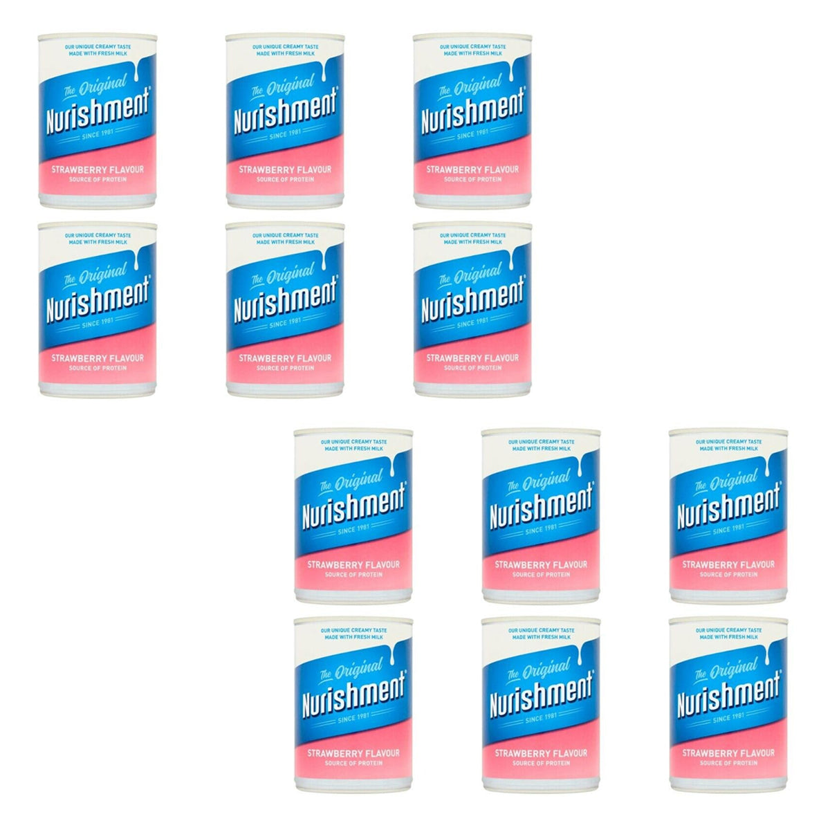Nurishment The Original Strawberry Flavoured Milk 400g
