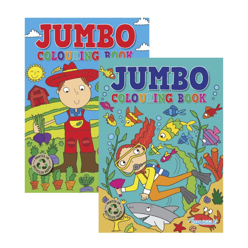 Jumbo Colouring Book (Assorted Designs)