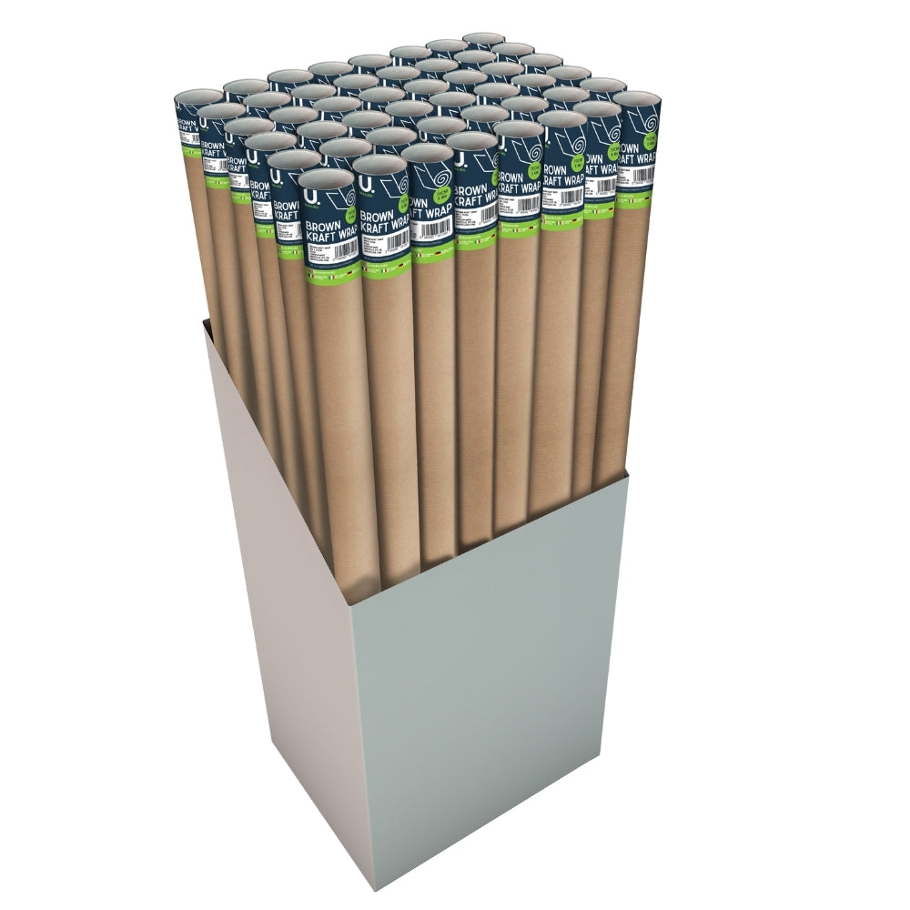 U. Mail Brown Kraft Wrap 4m x 70cm