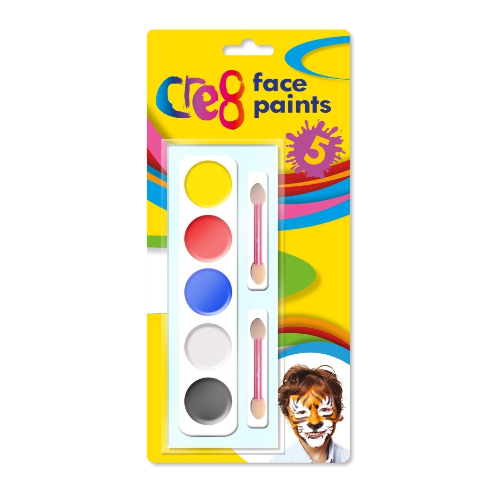 Cre8 Face Paints 5 Colours