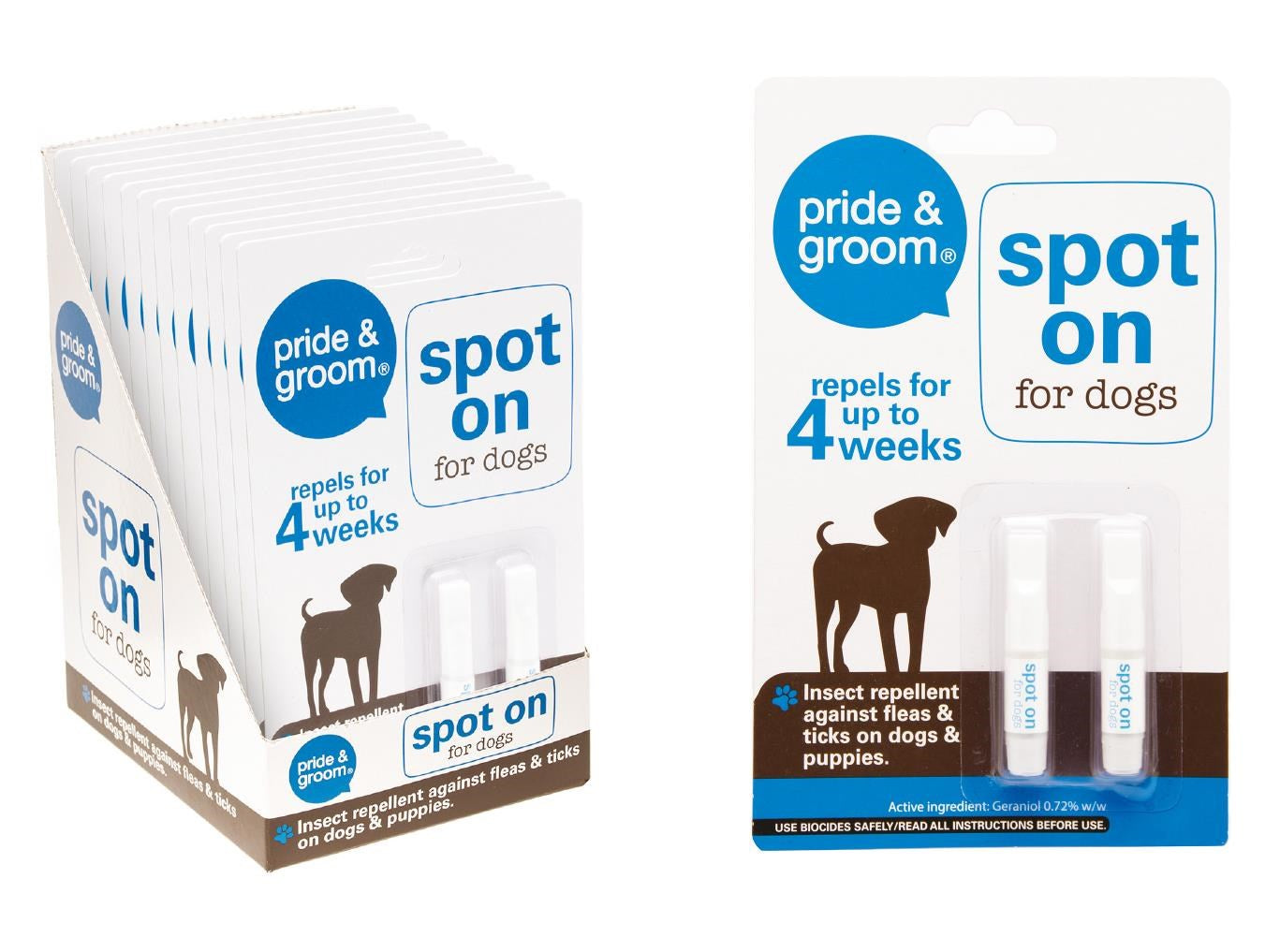 Pride & Groom Spot On for Dogs
