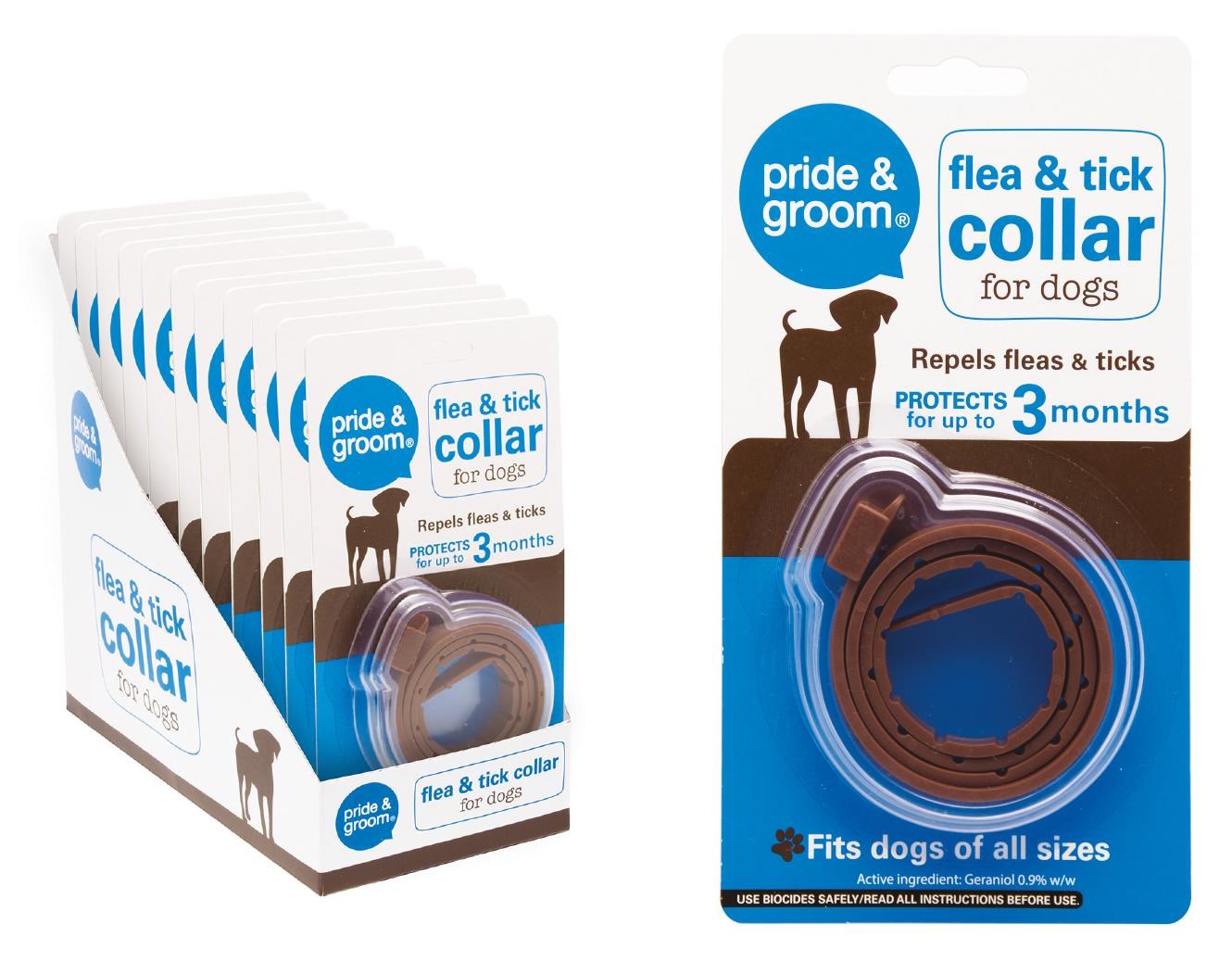 Pride & Groom Flea and Tick Collar for Dogs