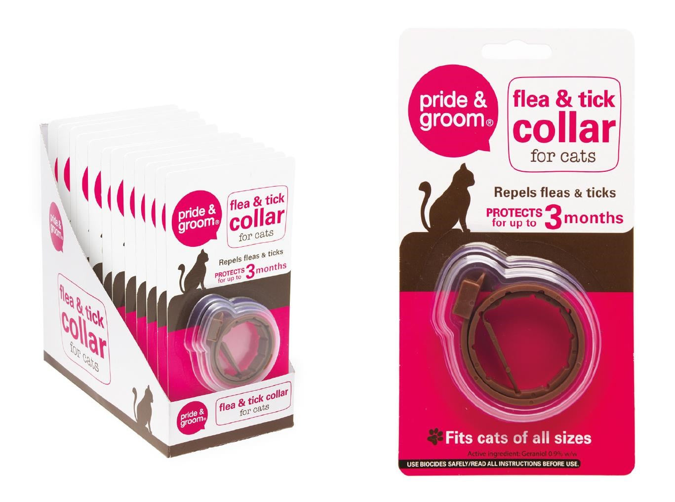 Pride & Groom Flea and Tick Collar for Cats