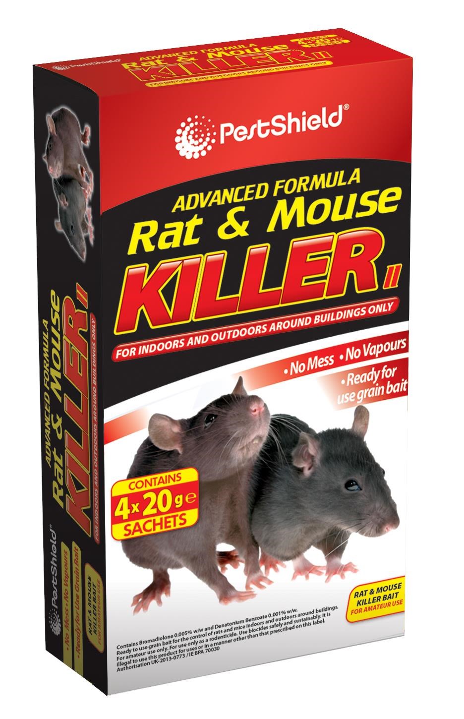 PestShield Rat & Mouse Advanced Killer (4x20g)