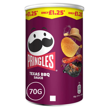 Pringles Texas BBQ Crisps 70g