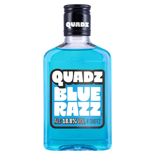 Quadz Blue Razz Bottled Cocktail 200ml