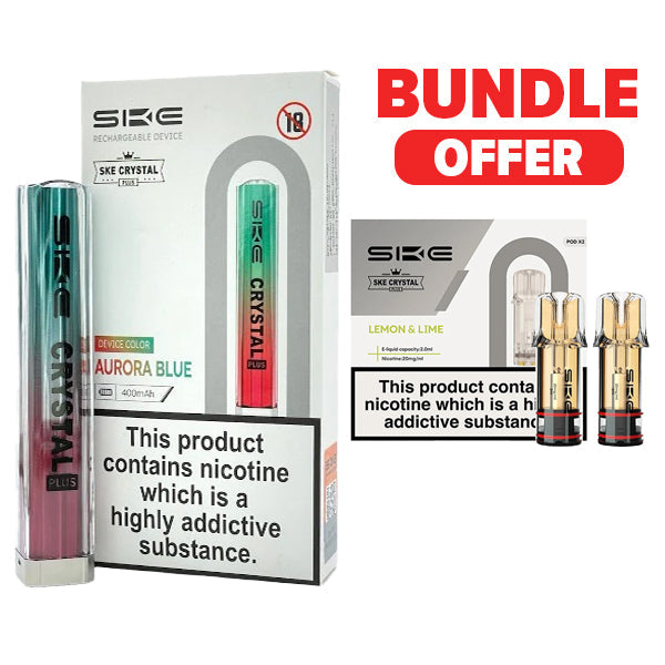 SKE Crystal Plus Battery & Pre-Filled Pods