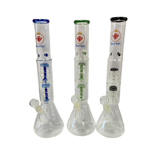14″ Glass Waterpipe Bong AC 222