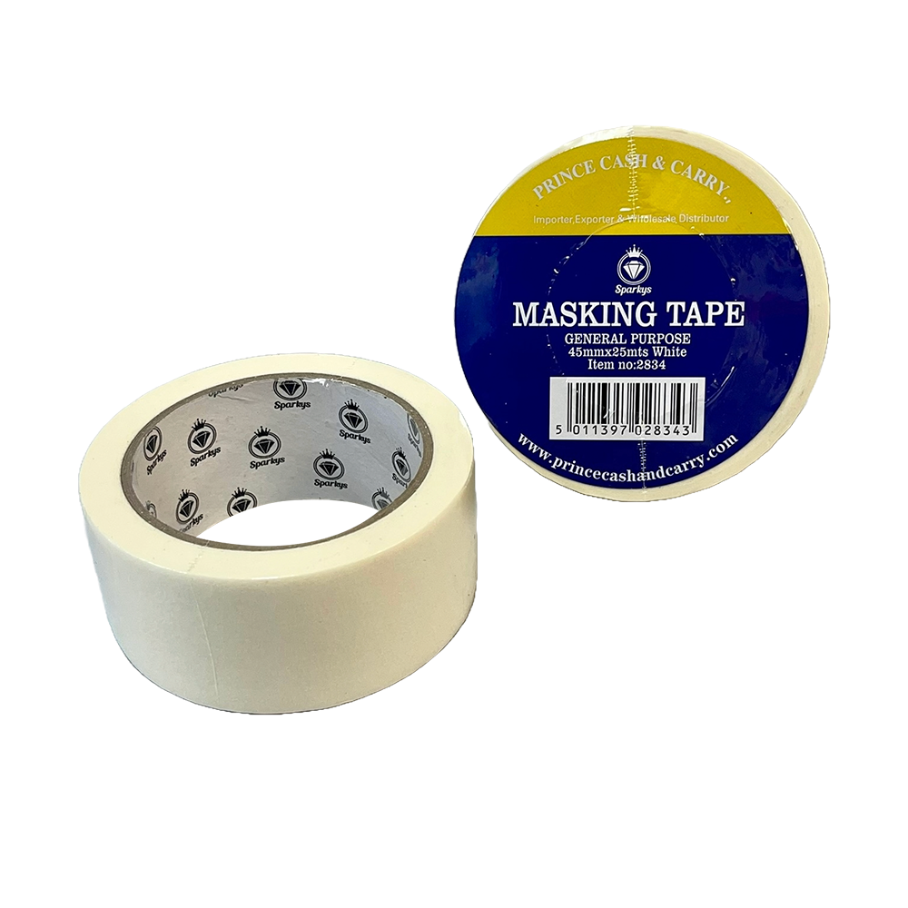 Masking Tape White 45MM x 25M PK-1