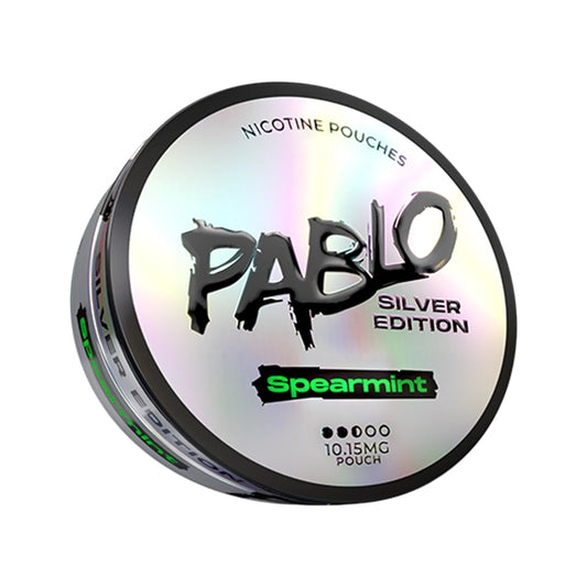Pablo Silver Edition Spearmint Nicotine Pouches