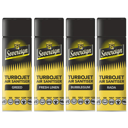 Sovereign Turbojet 500ml Air Sanitiser 12 Pack
