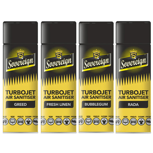 Sovereign Turbojet 500ml Air Sanitiser 12 Pack