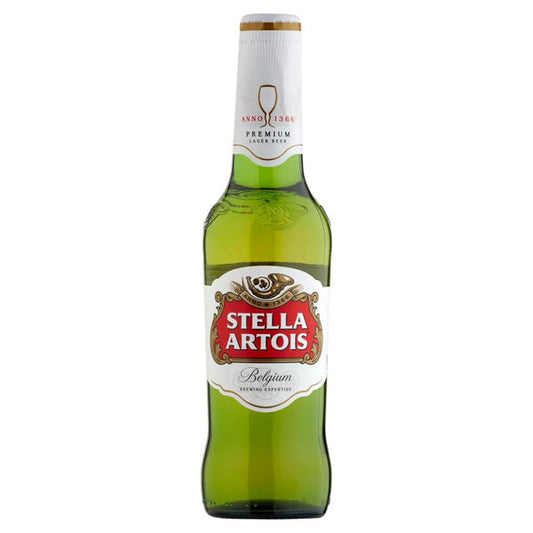 Stella Artois Premium Lager Beer Bottles 284ml