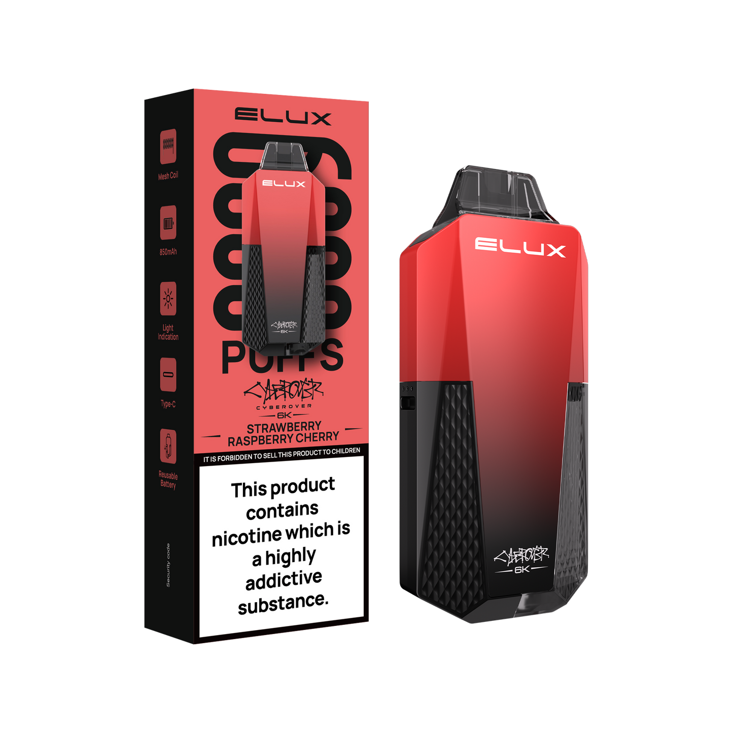 Elux Cyberover 6K Prefilled Vape