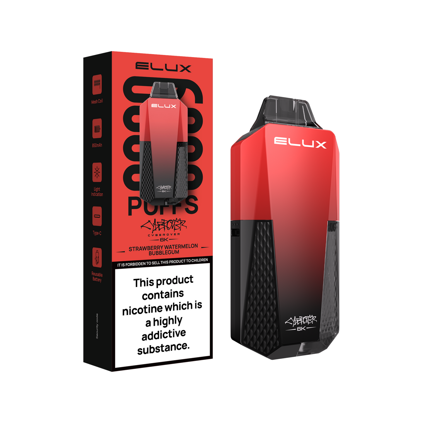 Elux Cyberover 6K Prefilled Vape