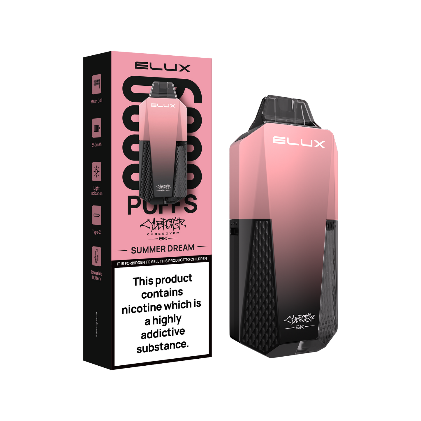 Elux Cyberover 6K Prefilled Vape