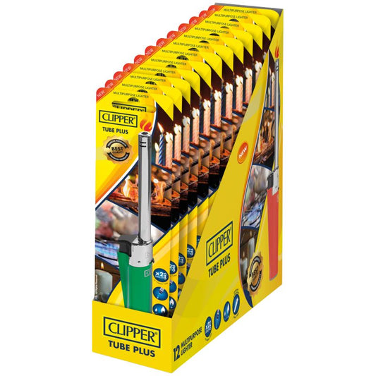 Clipper Tube Plus Assorted Colours 12 Pack