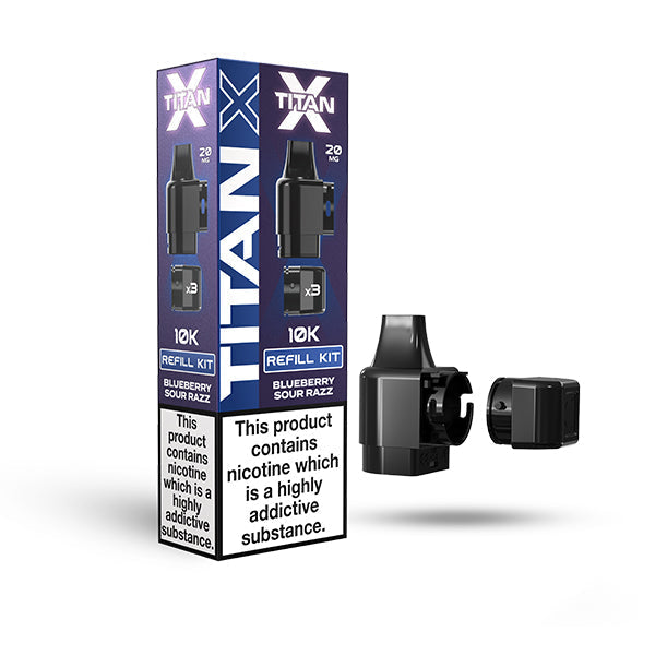 Titan X Prefilled Pod Vape Kit BlueberrySourRazz