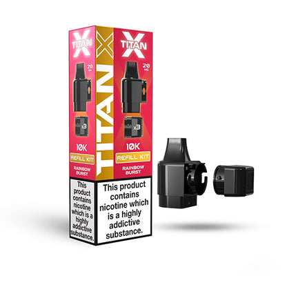 Titan X Prefilled Pod Vape Kit RainbowBurst