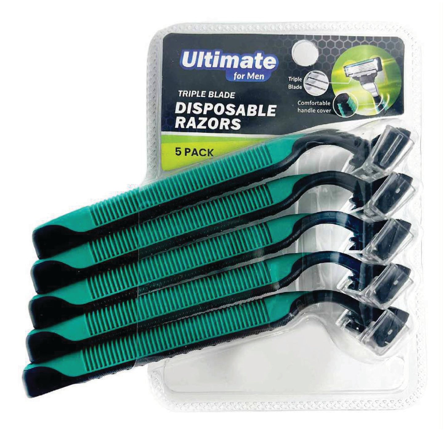 Triple Blade Disposable Razors 5pk