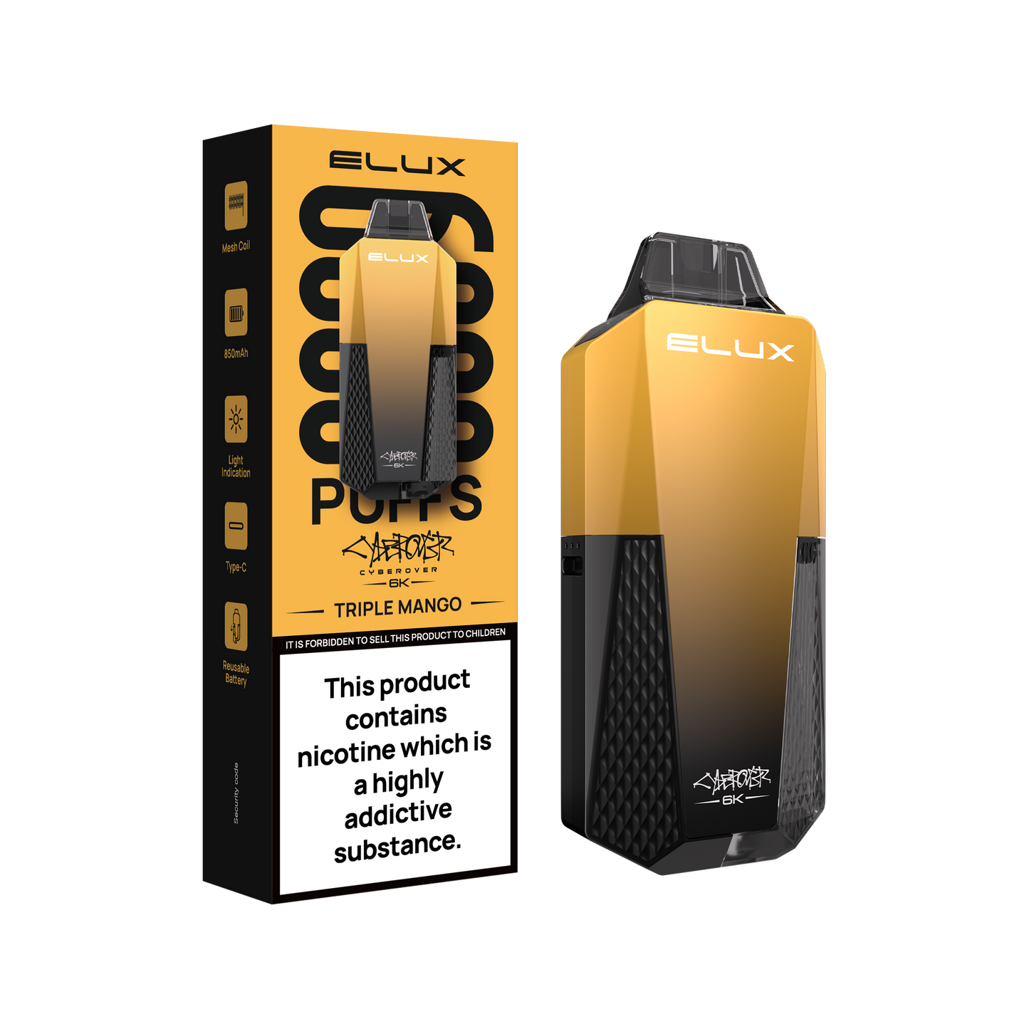 Elux Cyberover 6K Prefilled Vape