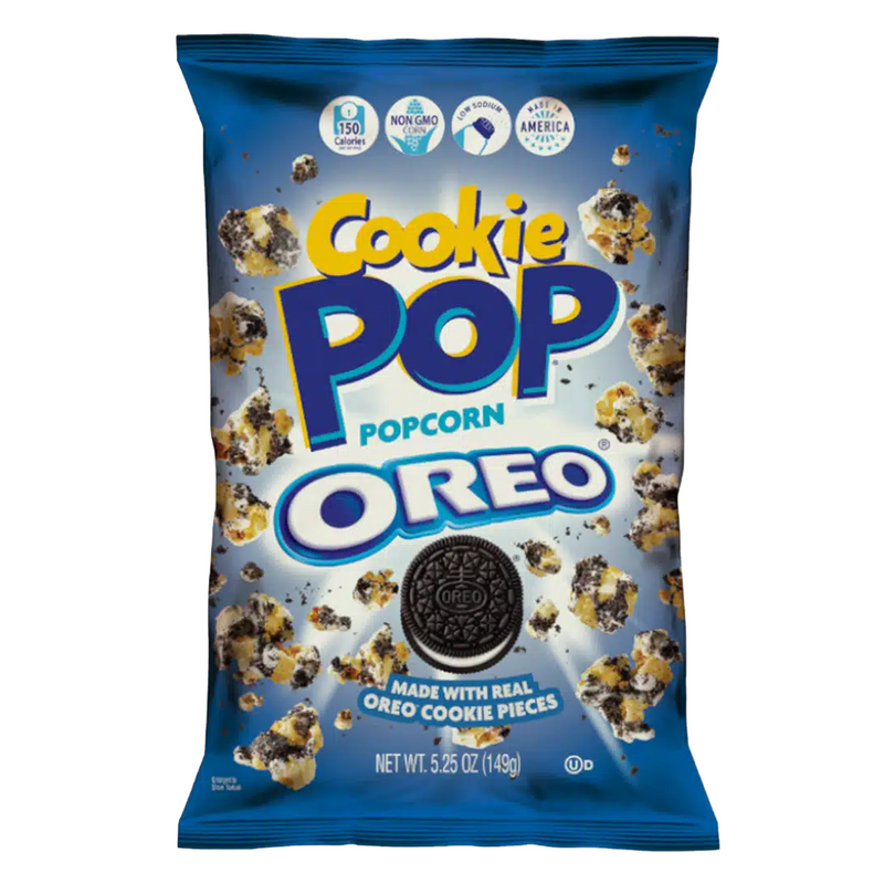 Cookie Pop Oreo Drizzle Popcorn 12 x 5.25oz
